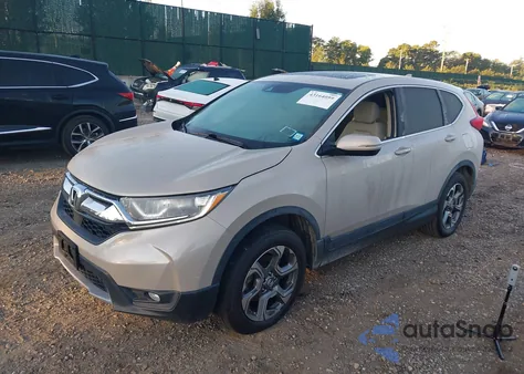 2018 Honda Cr-V Ex из США, поврежденный, VIN 5J6RW2H52JL003977